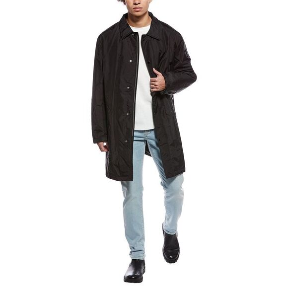 Belstaff MensDrill Coat Black